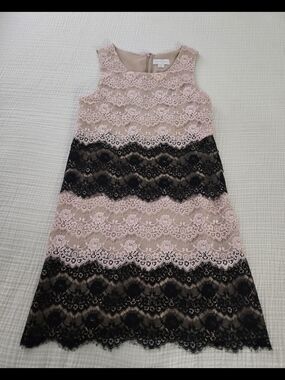 Jessica Simpson Blush Lace Overlay Dress